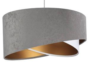 Подвесной светильник BPSKoncept Galaxy Velour 50 cm Grau, 50x23x93 см цвет gold/grau/weiß