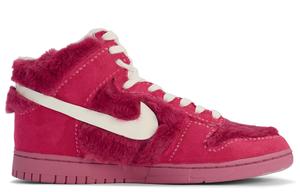 Женские кроссовки для скейтбординга Nike Dunk, Pink Blast/Gridiron/Volt
