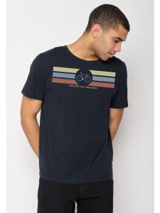 Футболка Bike Discover черного цвета GreenBomb