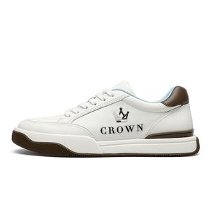 Низкие мужские кроссовки CROWN, White Khaki