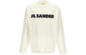 Джемпер с принтом логотипа JIL SANDER, белый