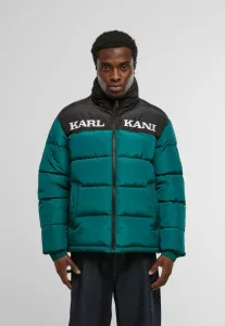 Ретро-Пуховик - незаменимая зимняя куртка Karl Kani, Dark Green Black