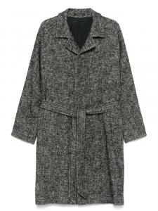 Пальто в ёлочку Tagliatore, черный