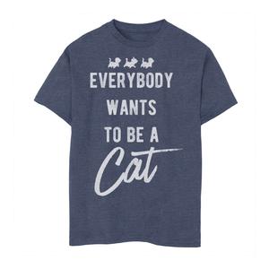 Футболка Disney The Aristocats Boys 8–20 «Все хотят быть кошачьими» Licensed Character