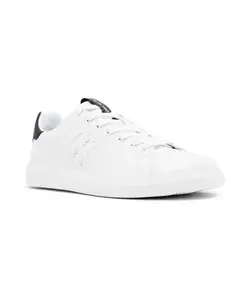 Кожаные кроссовки Howell Court Double T Tory Burch, белый