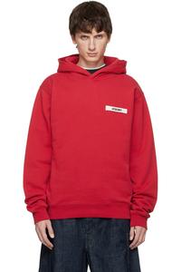 Jacquemus Красная толстовка с капюшоном "The Gros Grain"