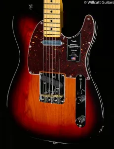 Fender American Professional II Telecaster, 3-цветный Sunburst, гриф из клена (250)
