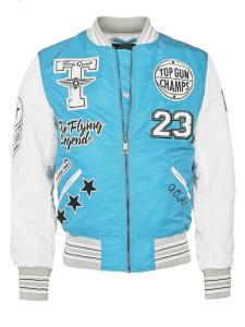 Куртка TOP GUN Between-Season, цвет Light blue/White