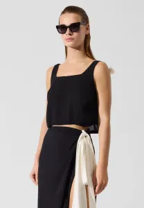 Фирменный прозрачный пляжный аксессуар с бантом Karl Lagerfeld, Black