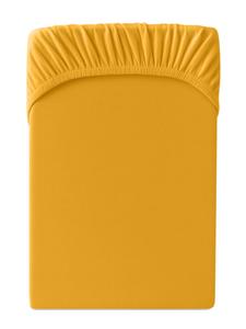 Cats Collection Простыня на резинке из высококачественного трикотажа, золотистого цвета