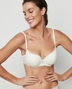 Формованный бюстгальтер с пеной и косточками Selmark, цвет Crudo