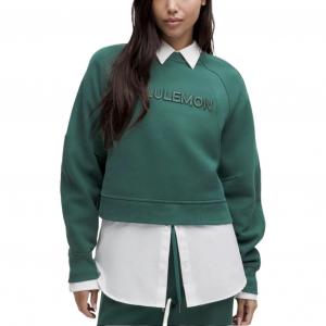 Свитшот серии Scuba для женщин Lululemon, зеленый