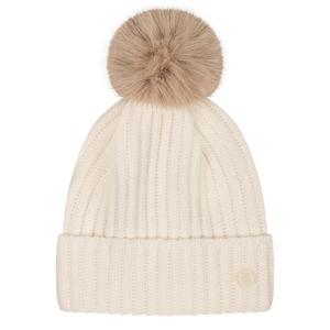 Шапка Bogner Ranya Pom (женская) - 2024 ЗИМА, Off White
