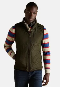 Обычная посадка, стеганая ткань «мейнард» без рукавов. Joules, Green