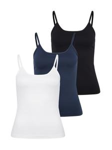 Топ Vivance Active Spaghetti, цвет marine, schwarz, weiß