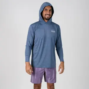 Скрученный худи с длинными рукавами VISSLA, Slate Heather