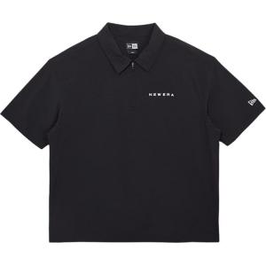 New Era Унисекс поло черное