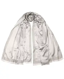 Fortuna - Шелковый шарф/палантин для женщин Elizabetta, серебряный