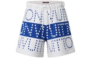 Шорты женские Louis Vuitton, синий / белый