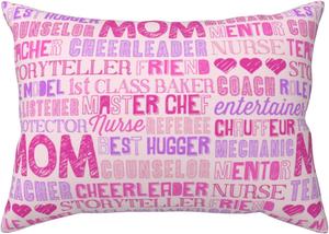 Pevtufa Наволочка с принтом "Лучшая мама на свете" с застежкой-конвертом Best Mom Ever