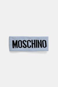 Шерстяная повязка на голову Moschino, синий