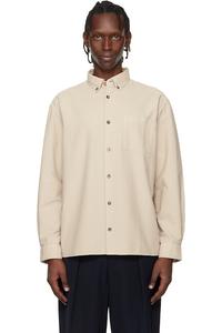 A.P.C. Бежевая футболка с логотипом Mateo