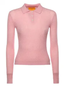 Укороченный поло-топ Guest In Residence, розовый