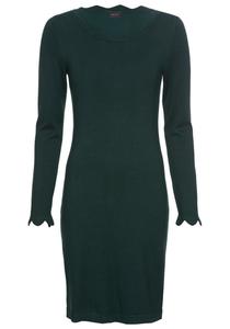 Вязаное платье LAURA SCOTT Knitted dress, темно-зеленый