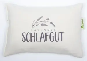 Травяная подушка Herbalind "5046 лавандовая подушка SLEEP HOOD", (1 шт.) 30х20 см, цвет natur/anthrazit