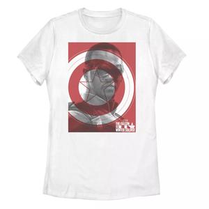 Футболка с плакатом «Сокол-зимний солдат» для юниоров «Сокол-Щит» Licensed Character, белый