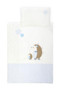 Детское Постельное белье Patinio, кремовый/светло-голубой