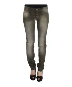 Джинсы Sig30294 зауженного кроя Ermanno Scervino, серый