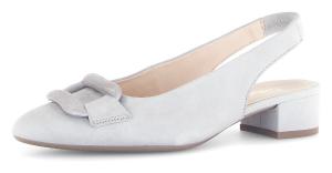 Туфли-лодочки с открытой пяткой GABOR, светло-серый