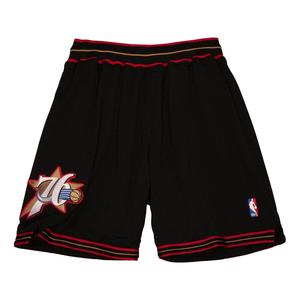 Спортивные шорты Mitchell & Ness NBA Authentic Philadelphia 76ers Road 1997-98 Shorts 'Black', черный