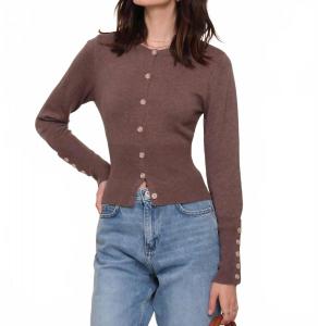 Кардиган Sera в цвете серо-коричневый Heartloom, серо-коричневый