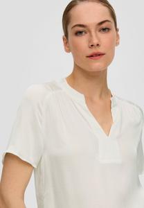Блуза MIT-AUSSCHNITT s.Oliver BLACK LABEL, кремовый