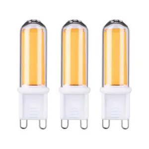 Светодиодные лампы Штырьковый цоколь 3 шт. стекло G9 470 лм 4,6 Вт 2700K 230В теплый белый Paulmann, прозрачный