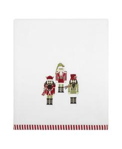 Набор хлопковых банных полотенец «Щелкунчик» с мятным рисунком, 137 см x 69 см Avanti, цвет wht