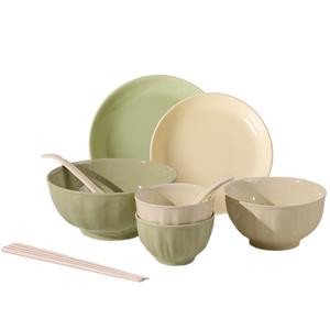 Наборы посуды KAWASIMAYA, Mixed Color 2-Person Dining 11-Piece Set