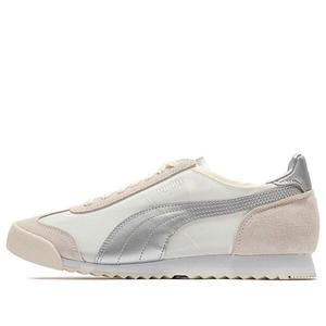 Кроссовки roma og nylon metallic 'whisper white silver' Puma, бежевый