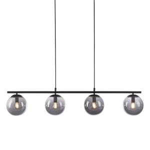 Подвесной светильник JUST LIGHT Big Widow, дымчатое стекло / железо - 4-х ламповый