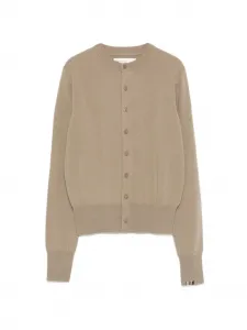 Маленький кардиган на двух пуговицах Extreme Cashmere, бежевый