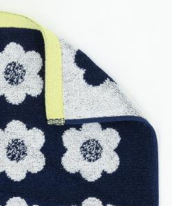 Платок с цветочным узором Mono Comme Ca, цвет Navy