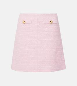 Мини-юбка из твида Giambattista Valli, Quartz Rose