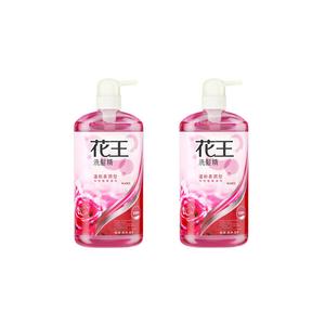 KAO HUAWANG шампунь для лечения перхоти и разглаживания волос восстанавливающий, объемный и пышный 750ml Rose