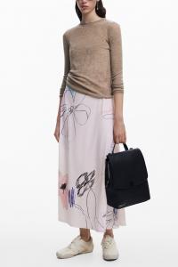 Платье «2 в 1» с мазками кисти