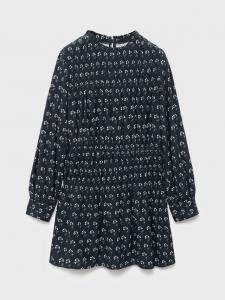 Детское мини-платье Liria с длинными рукавами и цветочным принтом Mango