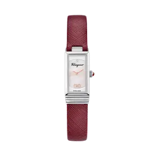 Ferragamo Часы Wrist Watch Quartz Movement Cow Leather Strap 14 White Dial Women's Watch