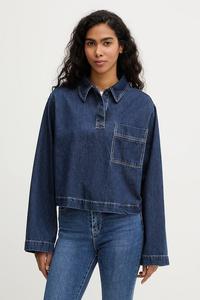 Джинсовая блузка Marc O'Polo, темно-синий