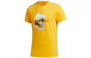 Футболка мужская желтая Adidas Neo
